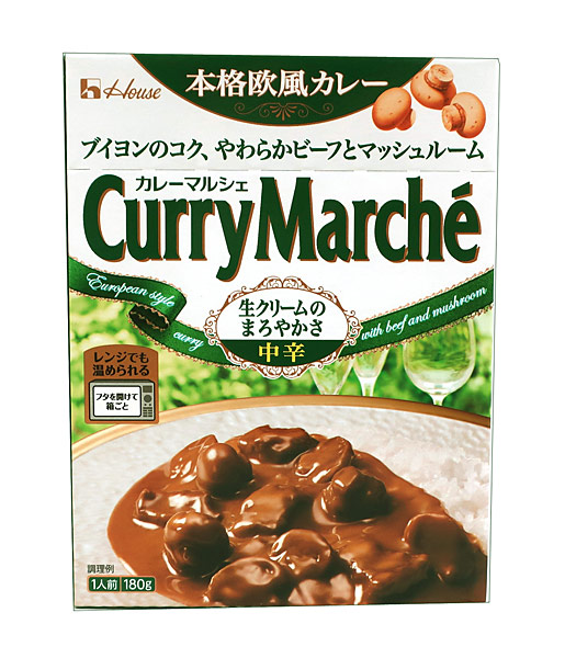★まとめ買い★　ハウス　カレーマルシェ　中辛　１８０ｇ　&times;30個【イージャパンモール】｜イージャパンアンドカンパニーズ