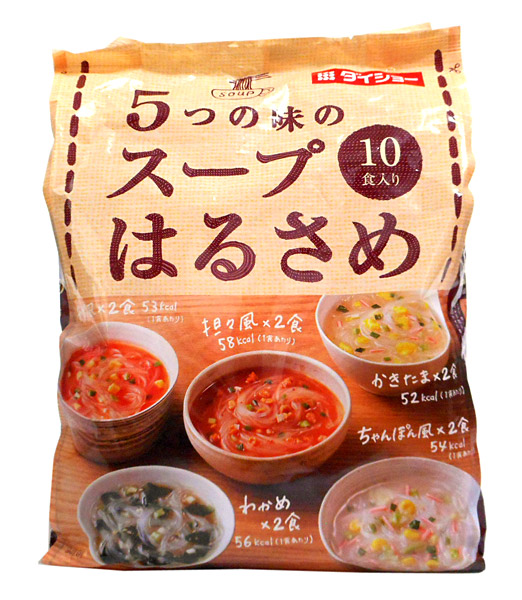 【送料無料】★まとめ買い★　ダイショー　５つの味スープはるさめ　５２５６５　１０食　×10個【イージャパンモール】
