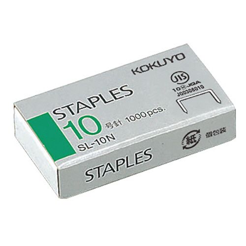 ステープル針　10号針　50本連結×20個入　1セット(800箱)