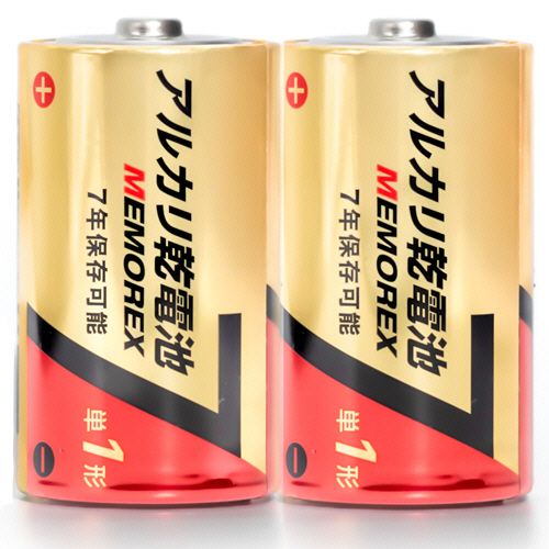 アルカリ乾電池　単1形　1セット(100本:10本×10パック)