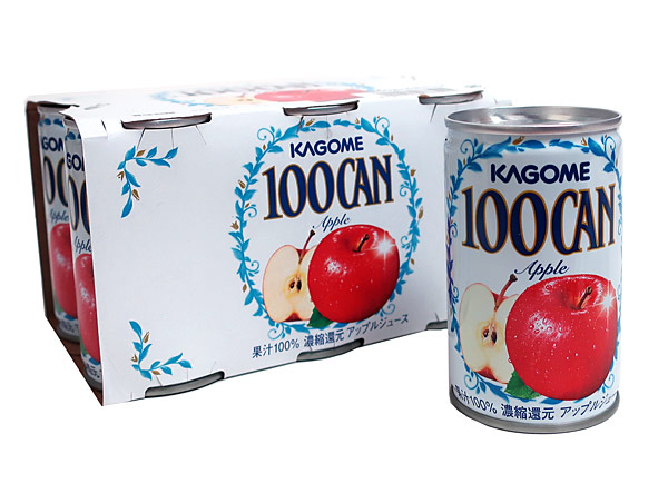 【送料無料】★まとめ買い★　カゴメ　１００ＣＡＮアップル160ｇ×６缶　×5個【イージャパンモール】
