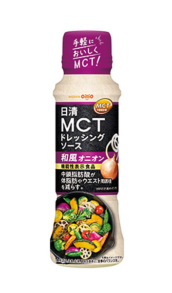 【送料無料】★まとめ買い★　日清オイリオ　ＭＣＴドレッシングソース和風オニオン　１９０ｍＬ　×24個【イージャパンモール】