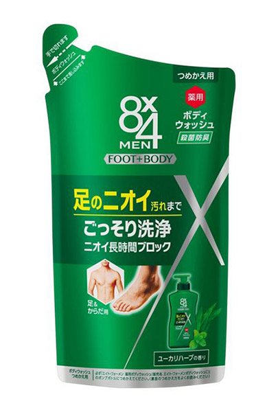 ★まとめ買い★ ８ｘ４メン薬用ボディウォッシュ つめかえ用 ３００竓 ×18個【イージャパンモール】