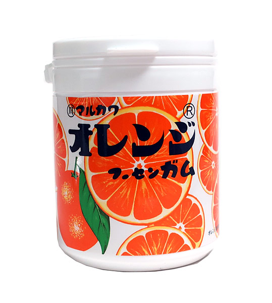 ★まとめ買い★　丸川　オレンジマーブルボトルガム　１３０ｇ&times;6個　&times;8個【イージャパンモール】｜イージャパンアンドカンパニーズ