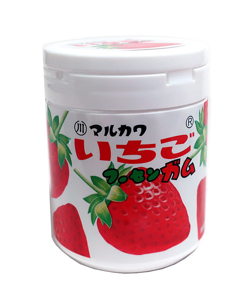 ★まとめ買い★　丸川　いちごマーブルガムボトル １３０ｇ&times;6個　&times;8個【イージャパンモール】｜イージャパンアンドカンパニーズ