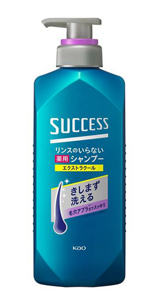 ★まとめ買い★　サクセスリンスのいらない薬用シャンプースムースウォッシュ　ＥＸクール本体　４００ｍｌ　×12個【イージャパンモール】