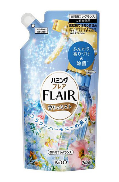 ★まとめ買い★ 花王ハミングフレアフレグランスミスト フラワー&ハーモニー 詰替 240ml ×30個【イージャパンモール】|イージャパンアンドカンパニーズ