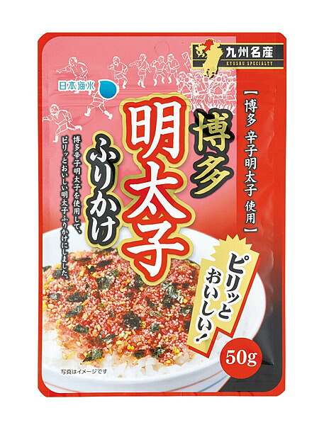 【送料無料】★まとめ買い★　日本海水　博多明太子ふりかけ　50ｇ　×80個【イージャパンモール】