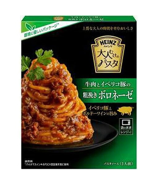 【送料無料】★まとめ買い★　ハインツ　大人むけのパスタ　牛肉とイベリコ豚の粗挽きボロネーゼ　130ｇ　&times;40個【イージャパンモール】｜イージャパンアンドカンパニーズ