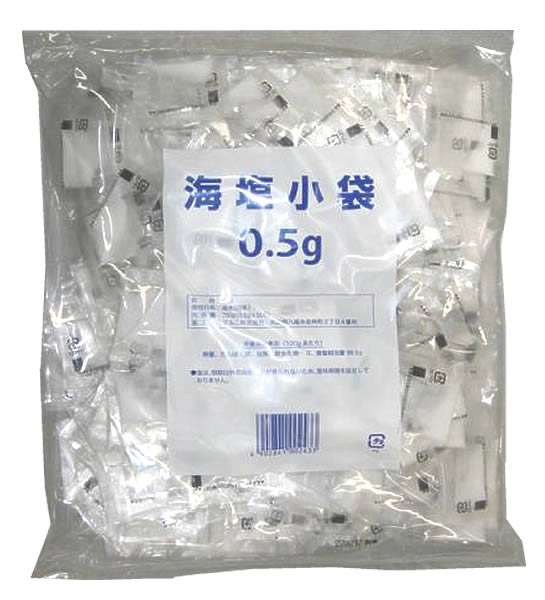 マルニ　海塩小袋　（0.5ｇ×500P）×6個【代引不可】【イージャパンモール】