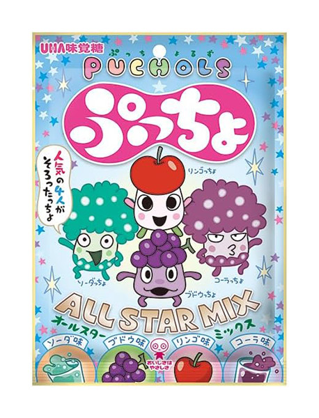 楽天市場】☆まとめ買い☆ UHA味覚糖 ぷっちょ袋4種アソート