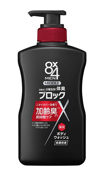 ★まとめ買い★ 名取り草 ８ｘ４メンミドルボディウォッシュ 本体 400竓 ×9個【イージャパンモール】