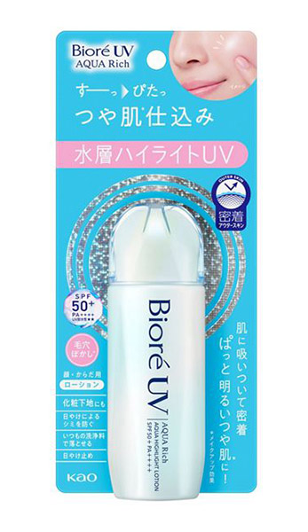 【貨物輸送無料】★まとめ買い★ 名取り草 ビオレＵＶ アクアリッチアクアハイライトローション 70竓 ×24個【イージャパンモール】