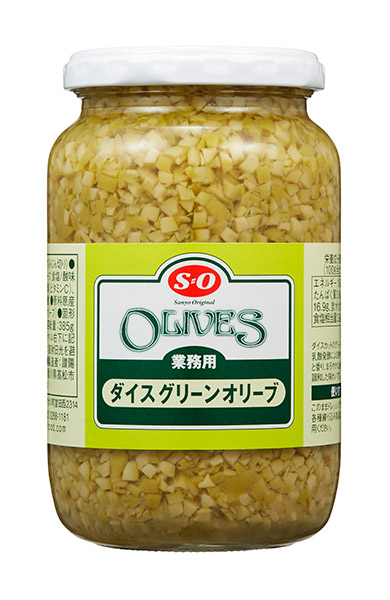 【送料無料】★まとめ買い★ S=O ダイスグリーンオリーブ 385g ×24個【イージャパンモール】|イージャパンアンドカンパニーズ