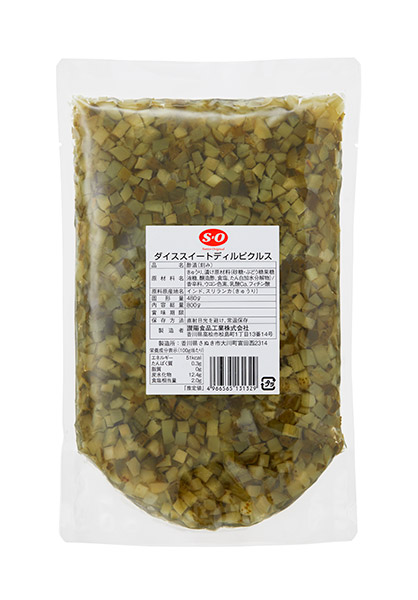 【送料無料】★まとめ買い★　Ｓ＝Ｏ　ダイススイートディルピクルス 800g　&times;12個【イージャパンモール】｜イージャパンアンドカンパニーズ