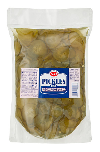 ★まとめ買い★　Ｓ＝Ｏ　スライススイートピクルス 1kg　&times;12個【イージャパンモール】｜イージャパンアンドカンパニーズ