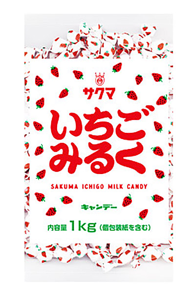 【送料無料】★まとめ買い★　サクマ製菓　いちごみるく　1ｋｇ　&times;10個【イージャパンモール】｜イージャパンアンドカンパニーズ