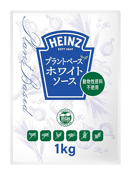 ★まとめ買い★　ハインツ　プラントベース　ホワイトソース　1ｋｇ　×12個【イージャパンモール】