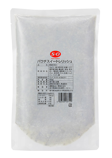 ★まとめ買い★　Ｓ＝Ｏ　パウチスイートレリッシュ 850g　×12個【イージャパンモール】