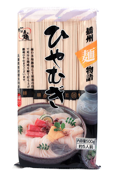 【送料無料】★まとめ買い★　高尾製粉　播州物語ひやむぎ　５００ｇ　×18個【イージャパンモール】