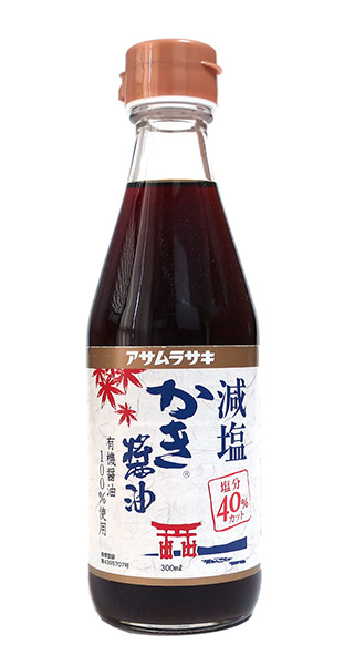 ★まとめ買い★　アサムラサキ 減塩かきしょうゆ　300ml　×12個【イージャパンモール】