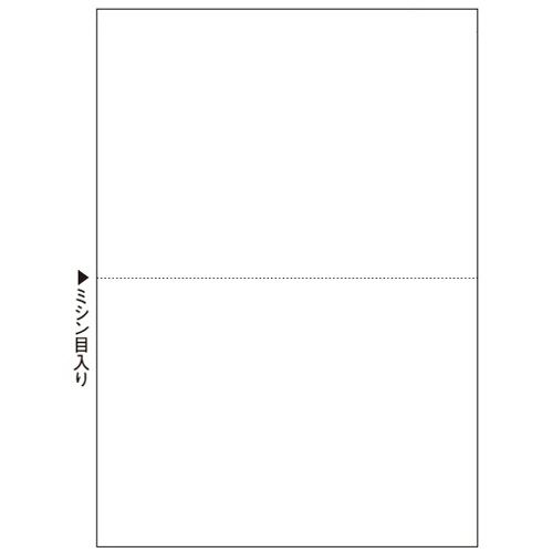 マルチプリンタ帳票　FSC認証紙　複写　A4　NC　白紙　2面　1箱(500枚:100枚×5冊)