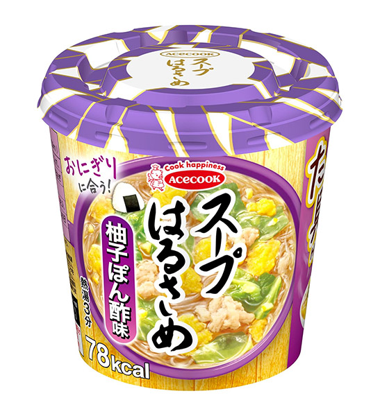 【送料無料】★まとめ買い★　エースコック　スープはるさめ柚子ぽん酢味　 32G　×36個【イージャパンモール】