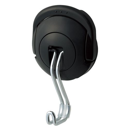 超強力マグネットフック＜タフピタ＞　耐荷重約5kg　黒　1セット(5個)