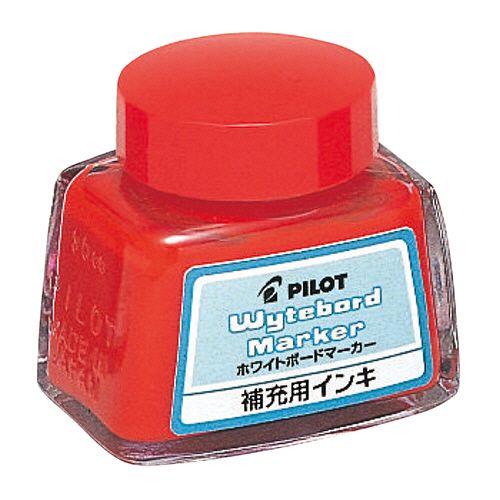 ホワイトボードマーカー補充インキ　30ml　レッド　1セット(10個)