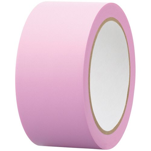 カラー養生テープ　50mm×25m　厚み約0.105mm　ピンク　1セット(30巻)