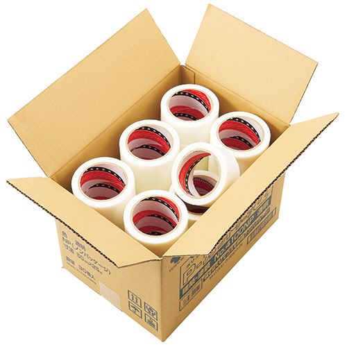 【送料無料】【個人宅届け不可】【法人（会社・企業）様限定】養生用P?カットテープαNo.4100NP無包装 50mm×25m 約0.13mm 透明 1ケース(30巻)【イージャパンモール】
