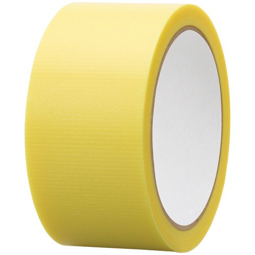 【送料無料】【個人宅届け不可】【法人（会社・企業）様限定】カラー養生テープ　50mm×25m　厚み約0.105mm　黄　1セット(150巻)【イージャパンモール】