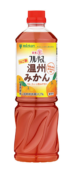 ★まとめ買い★ ミツカン フルーティス りんご酢 温州みかん 1L ×8個【イージャパンモール】|イージャパンアンドカンパニーズ
