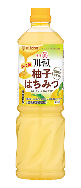 ★まとめ買い★ ミツカン フルーティス りんご酢 柚子はちみつ 1L ×8個【イージャパンモール】|イージャパンアンドカンパニーズ