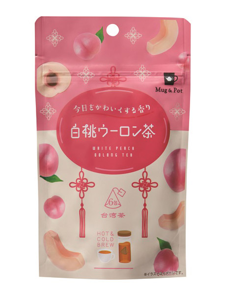 【送料無料】★まとめ買い★ Tokyo Tea Trading Mug&Pot 白桃烏龍茶 2gX6包 ×12個【イージャパンモール】