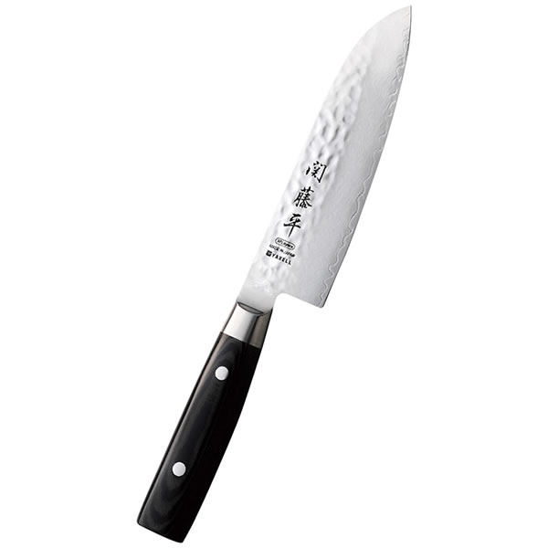楽天市場】ダマスカス 三徳包丁 165mm 関藤平 黒耀 ヤクセル 30247