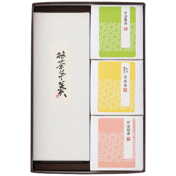 【送料無料】絹ごし羊かん（抹茶）１本・宇治茶セット　【ギフト館】