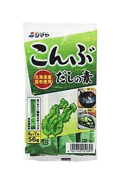 【送料無料】★まとめ買い★　シマヤ　こんぶだしの素　顆粒　５６ｇピロー（８ｇ×７本）　×60個【イージャパンモール】