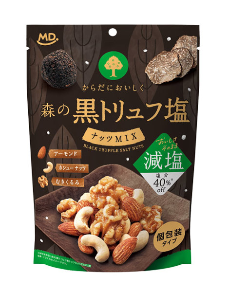 楽天市場】MDホールディングス 森の黒トリュフ塩ナッツミックス
