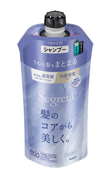 ★まとめ買い★　セグレタ　シャンプー　うねる髪もまとまる　つめかえ用　340ｍｌ　×24個【イージャパンモール】