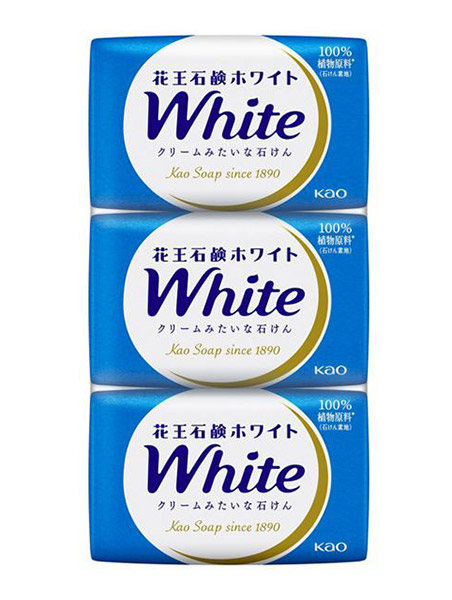 【送料無料】★まとめ買い★ 花王石鹸ホワイト 普通サイズ 3コパック 255g ×40個【イージャパンモール】|イージャパンアンドカンパニーズ