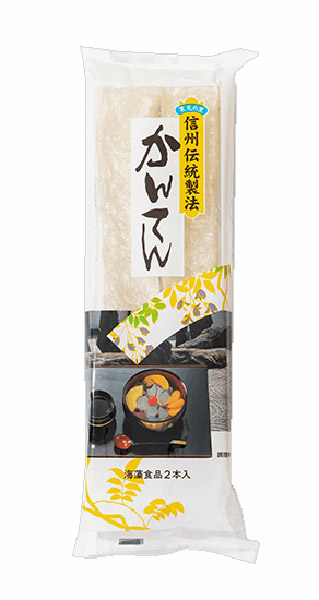 【送料無料】★まとめ買い★　松木寒天産業 　信州伝統製法かんてん　2本入×1袋　×25個【イージャパンモール】