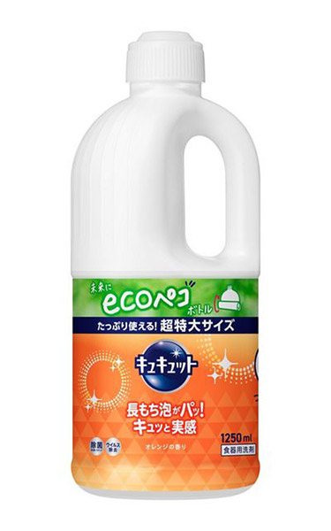 【送料無料】★まとめ買い★　花王　キュキュット　つめかえ用　１２５０ｍｌ　×6個【イージャパンモール】