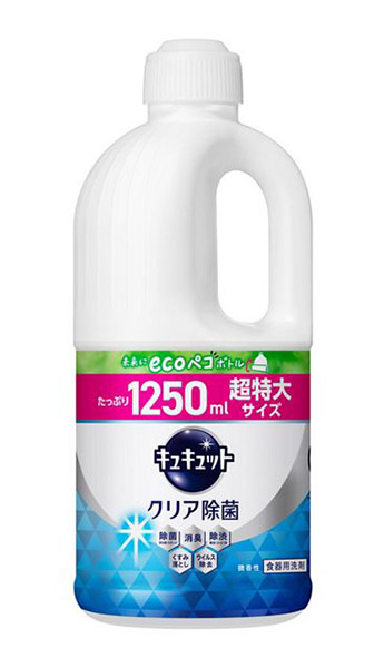 ★まとめ買い★　花王　キュキュット　クリア除菌　つめかえ用　１２５０ｍｌ　×6個【イージャパンモール】