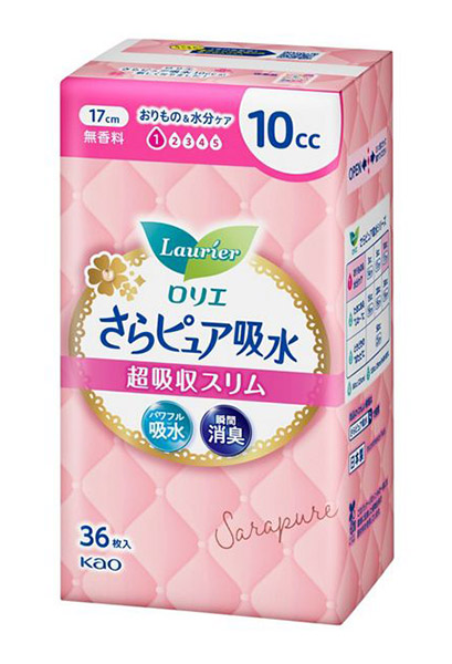 ★まとめ買い★　花王　ロリエさらピュア吸水　超吸収スリム１０ｃｃ無香料　３６枚　×18個【イージャパンモール】