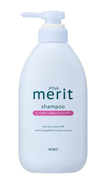 ★まとめ買い★ 花王 メリット リンスのいらないシャンプー ポンプ 450ml ×9個【イージャパンモール】|イージャパンアンドカンパニーズ