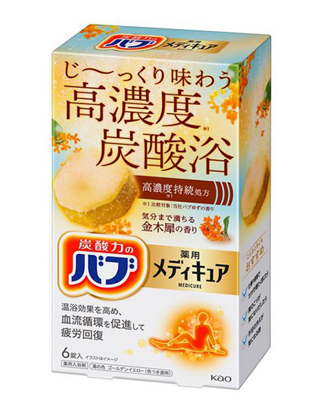 【送料無料】★まとめ買い★　花王　バブ　メディキュア　金木犀の香り　６錠入　×16個【イージャパンモール】