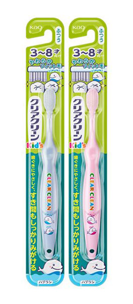 ★まとめ買い★ 花王 クリアクリーンキッズハブラシ 3~8才向け 1本 ×72個【イージャパンモール】