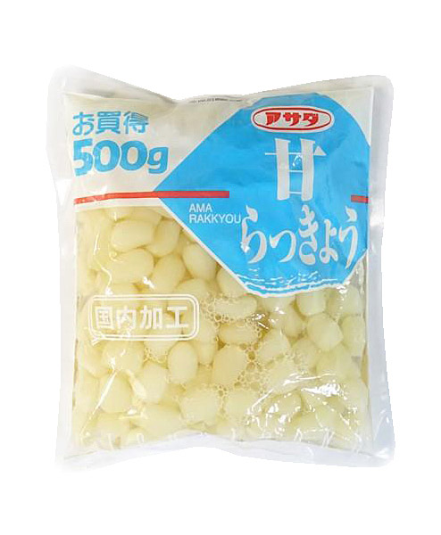 【送料無料】★まとめ買い★　アサダ　甘らっきょ　５００ｇ　×20個【イージャパンモール】