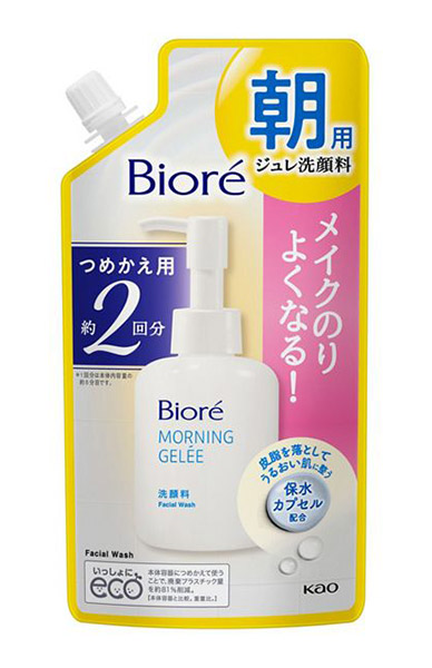 ★まとめ買い★　花王　ビオレ　朝用ジュレ洗顔料　つめかえ用２回分　160ｍｌ　×24個【イージャパンモール】